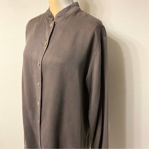 Bryn Walker Tencel Button-Front Tunic - Picture 3 of 11